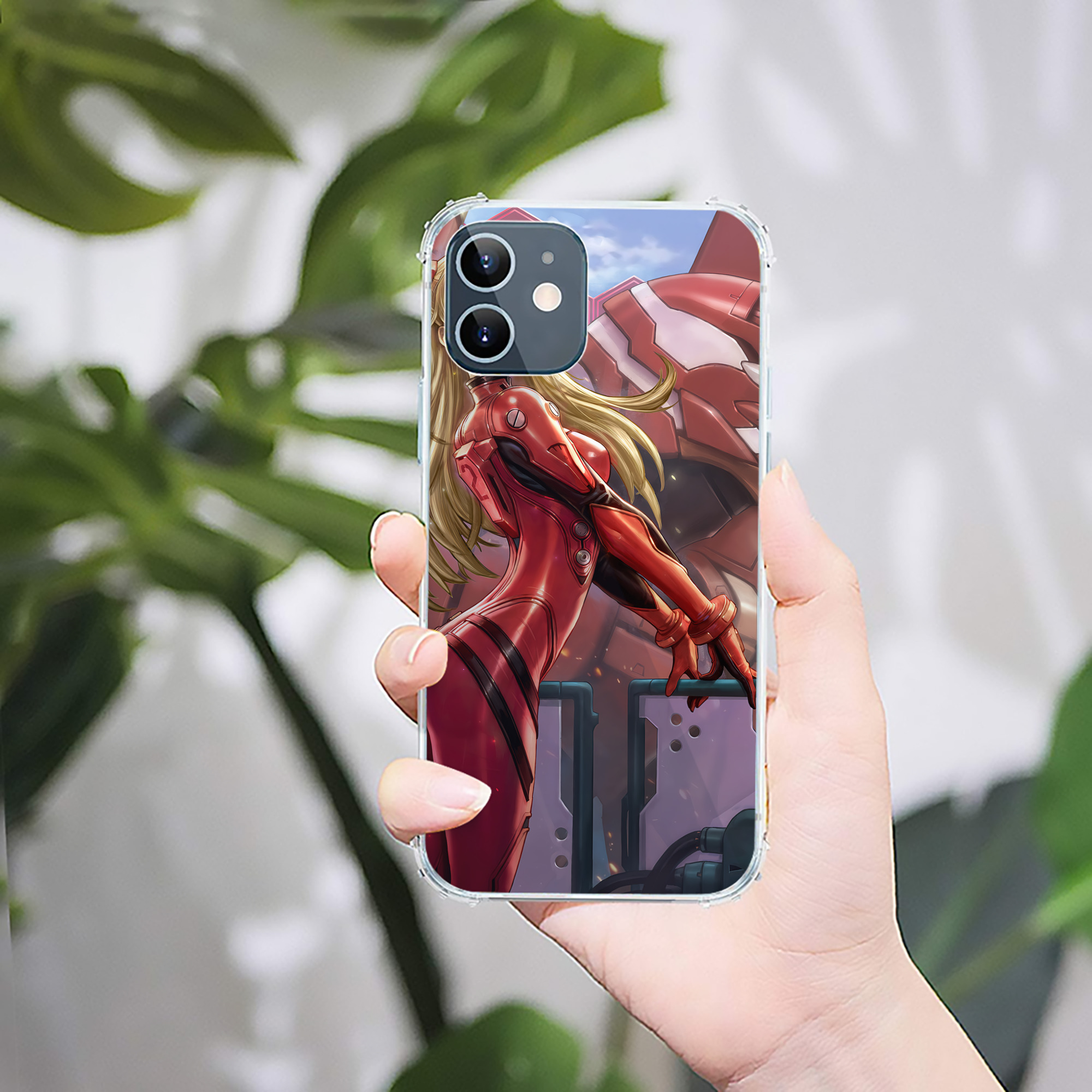 （画像用） EVA 新世紀エヴァンゲリオン 【iPhone 12シリーズ対応】透明スマホケース（クリアソフトケース）